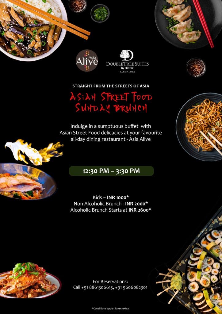 DoubleTree Suites by Hilton Bangalore: directo de las calles - Brunch dominical asiático de comida callejera 6 Directamente de las calles: brunch dominical asiático de comida callejera