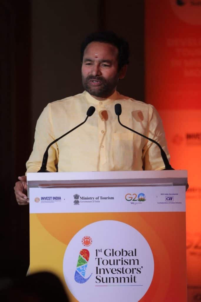G Kishan Reddy: Creando conciencia para el éxito de la 1.ª Cumbre Mundial de Inversores en Turismo 1 Sensibilización para la 1.ª Cumbre Mundial de Inversores en Turismo Shri G. Kishan Reddy, Honorable Ministro de Turismo, Cultura y DoNER