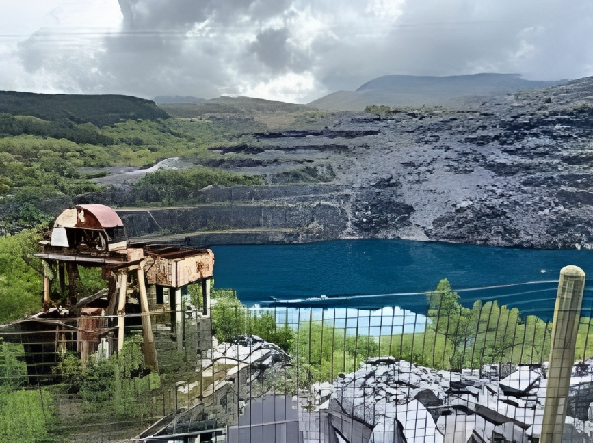 Adrenaline - Zip World Velocity 2 zip wire, Snowdonia, Wales