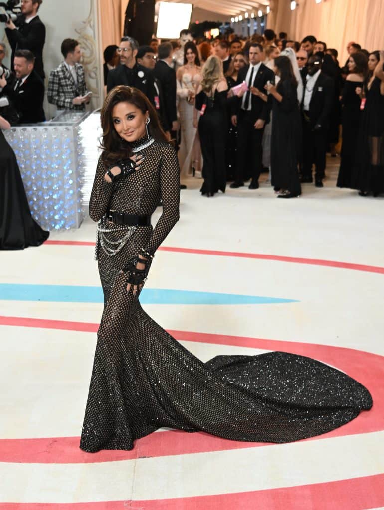 Ashley Park attends The 2023 Met Gala  (Photo by Noam Galai/GA/The Hollywood Reporter via Getty Images)