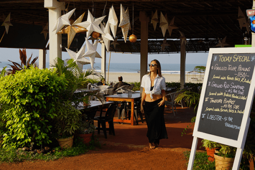 Perro perezoso Visite 10 increíbles cafés frente al mar en el paraíso costero de Goa