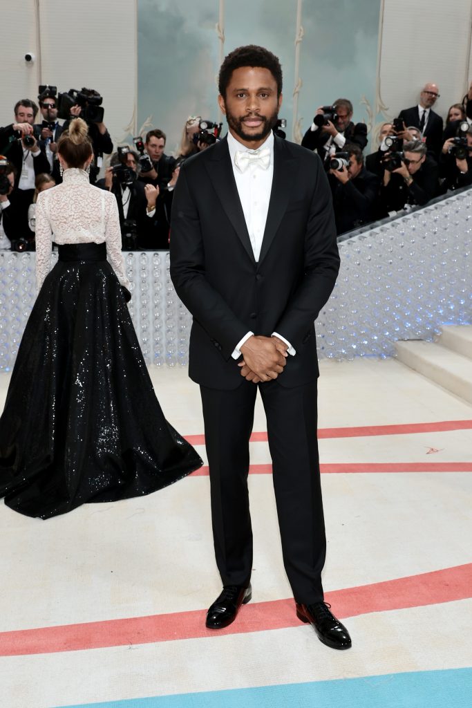 Nnamdi Asomugha attends The 2023 Met Gala  (Photo by Jamie McCarthy/Getty Images)