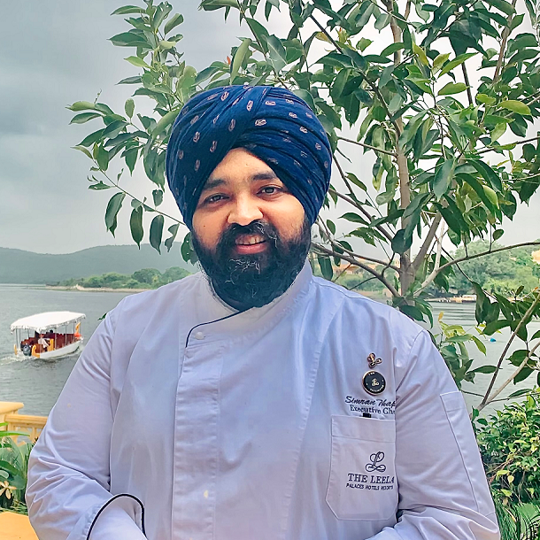 Chef ejecutivo Simran Singh Thapar, The Leela Palace Bangalore