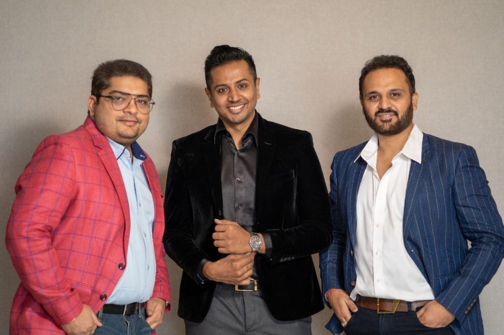 Eating places and great bars topping the Food and Wine Scene: Co-Founders: Shardul Singh Bayas, Chef Pervez Khan, Sameer Tirani -Left-to-Right