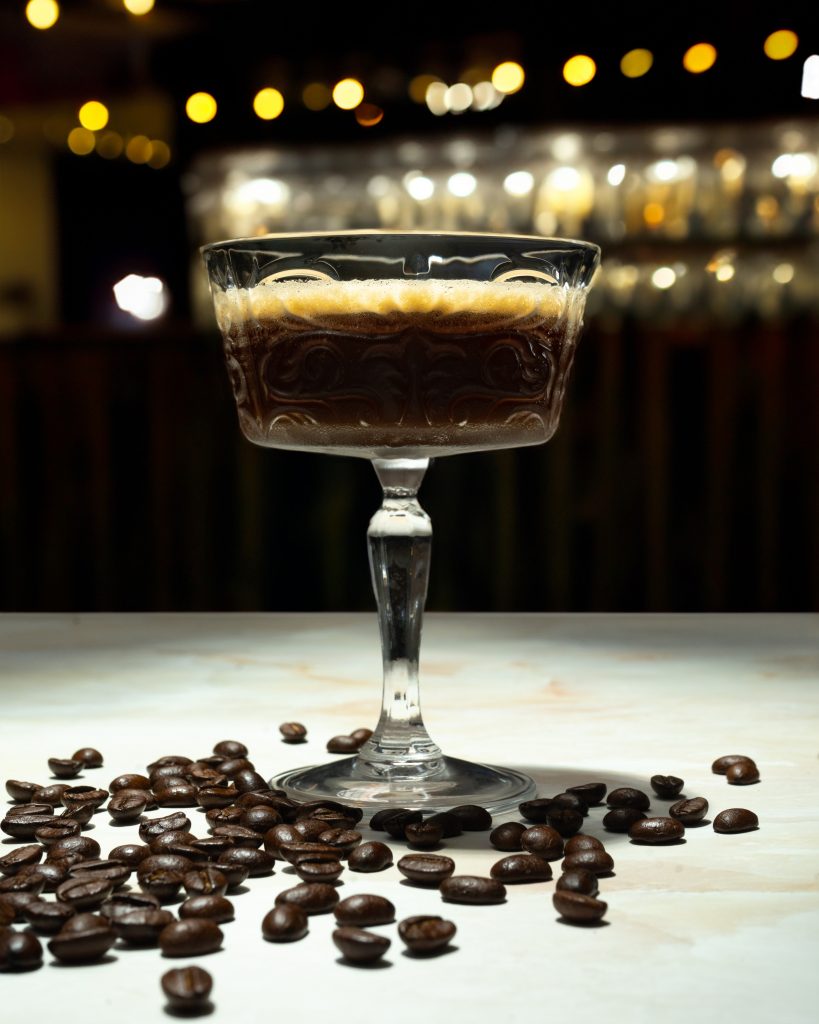   Eating places and great bars topping the Food and Wine Scene:  Expresso Martini Cocktail 