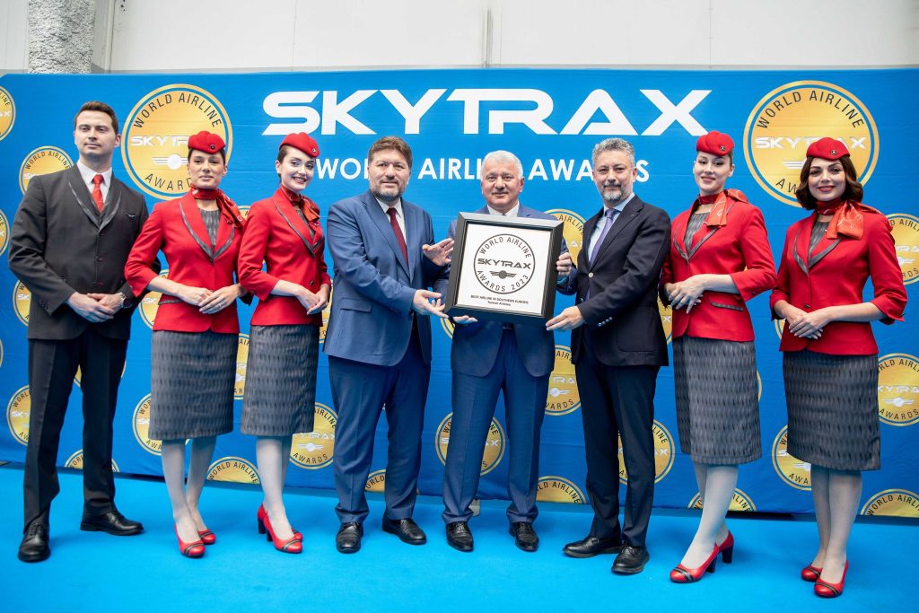 Turkish Airlines chosen as Europe’s best for the eighth time by Skytrax