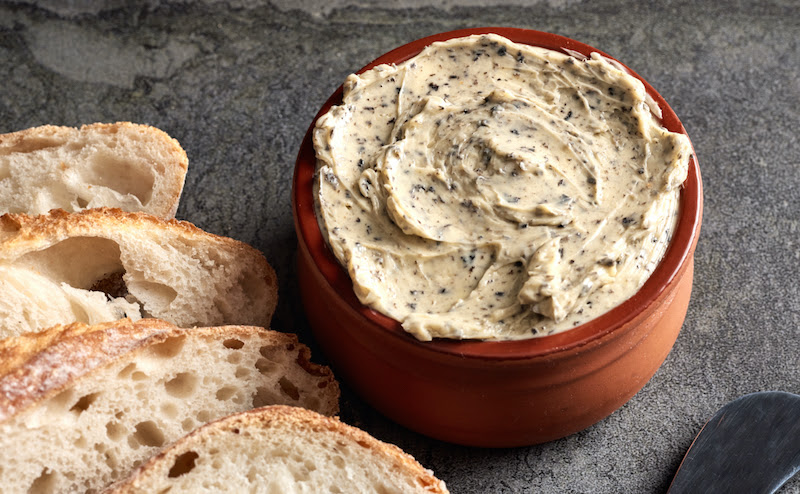  Truffle Recipes: Truffle Butter is a great way to make your truffles last longer. Photo: Sarah Hewer. 