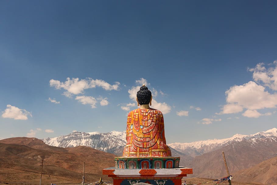   Tribal Heritage Hotspots of Himachal Pradesh: buddha-statue-langza-village