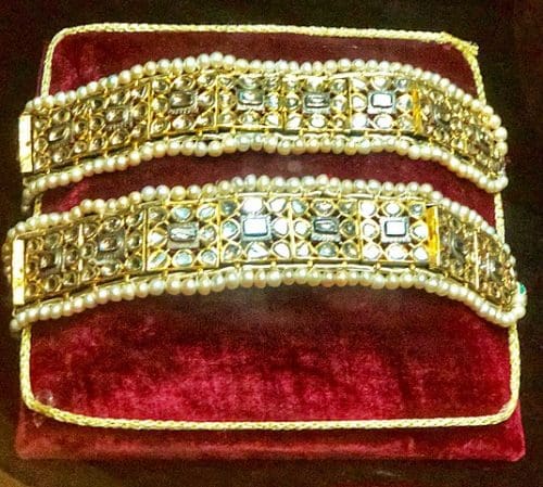 Hyderabad's Jewellery Heritage: Square Bejewllede Armbands