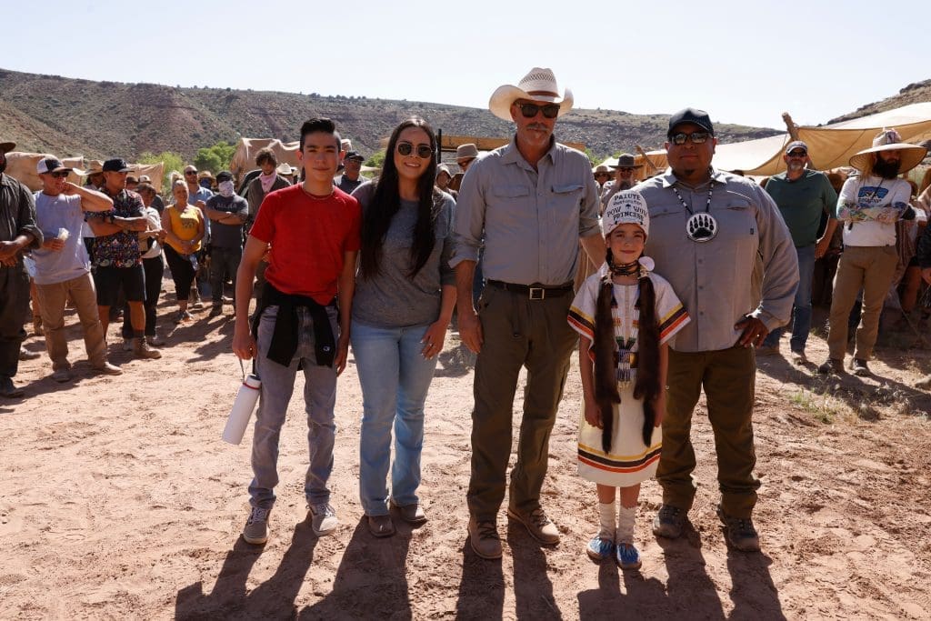 Kevin Costner, Crew team up with S Utah Tribe to protect their land for Horizon: An American Saga 2