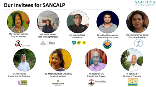 Invitees for SANCALP (Social Action Network for Career) 