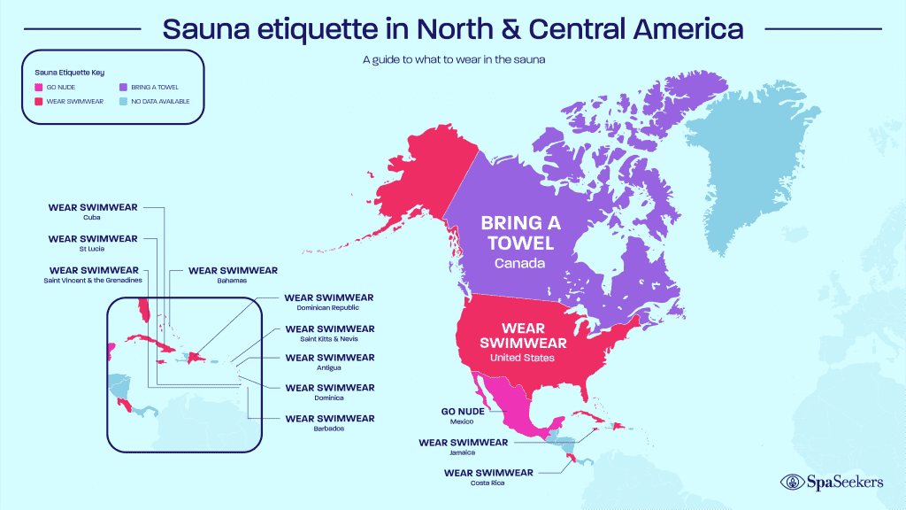 Sauna etiquette in North & Central America