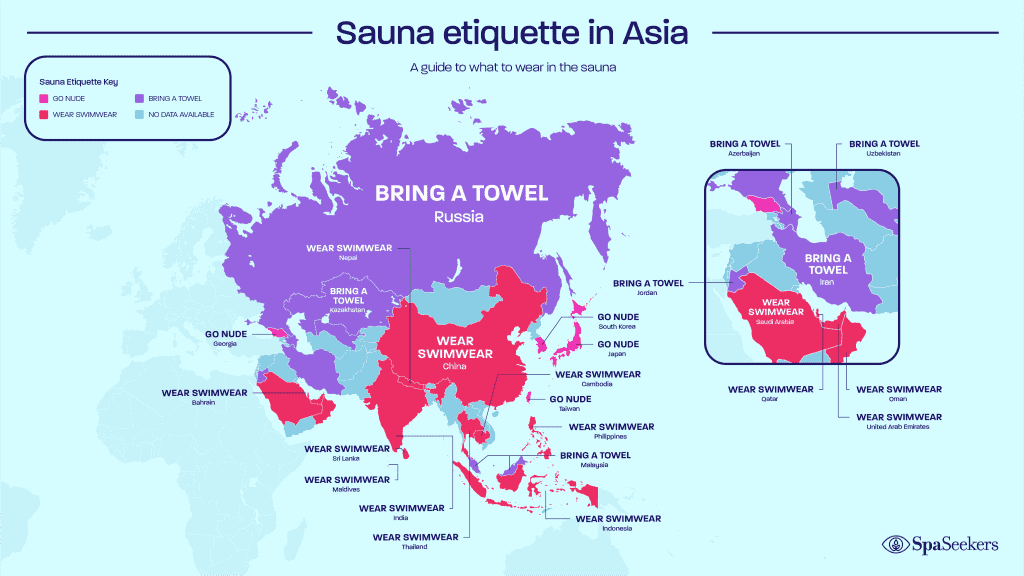 Sauna etiquette in Asia