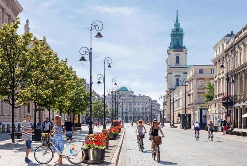 Warsaw - Krakowskie Przedmiescie Street - (c) Warsaw Tourist Office