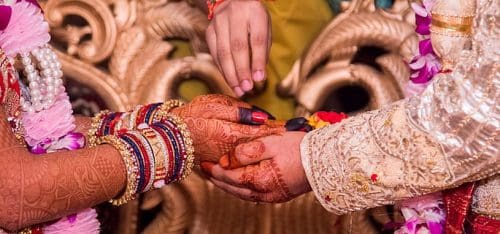 Traditional wedding in Maharashtra