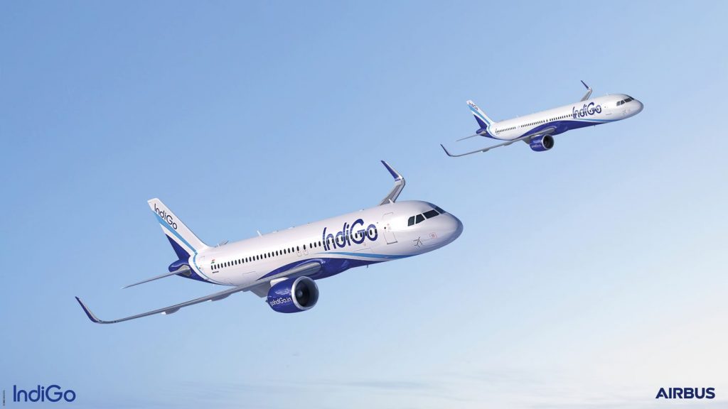Grandes pedidos para crear puestos de trabajo en la industria de la aviación pedidos de IndiGo de 500 aviones de la familia Airbus A320