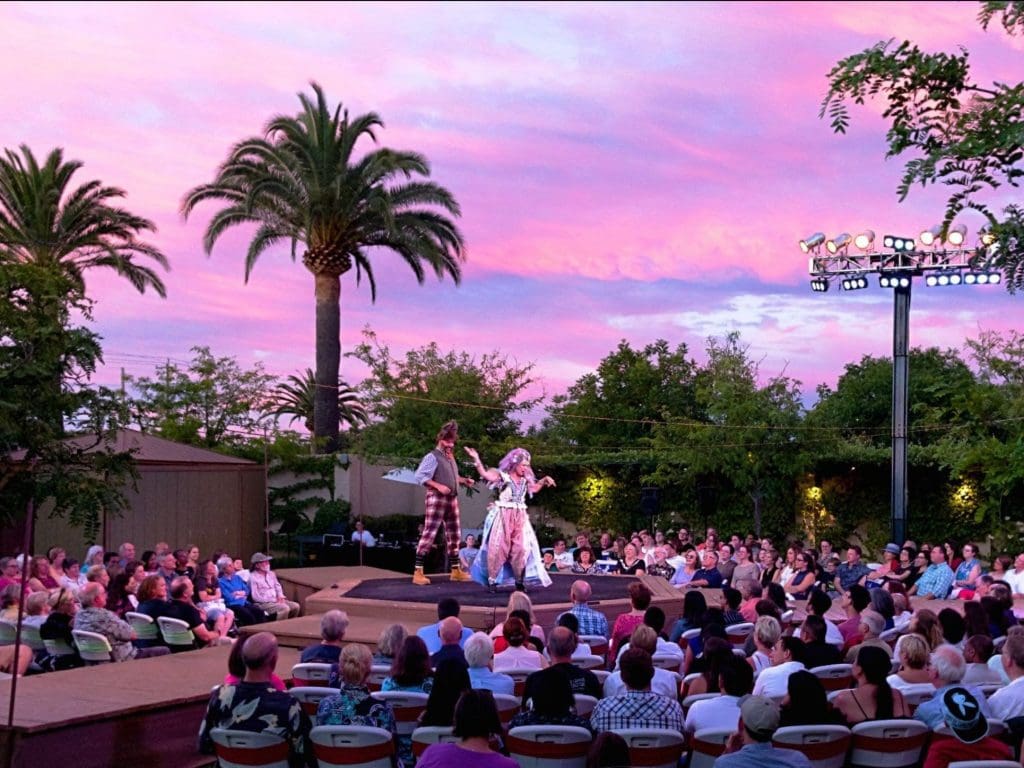 See Shakespeare in the vineyard in San Francisco Bay 
