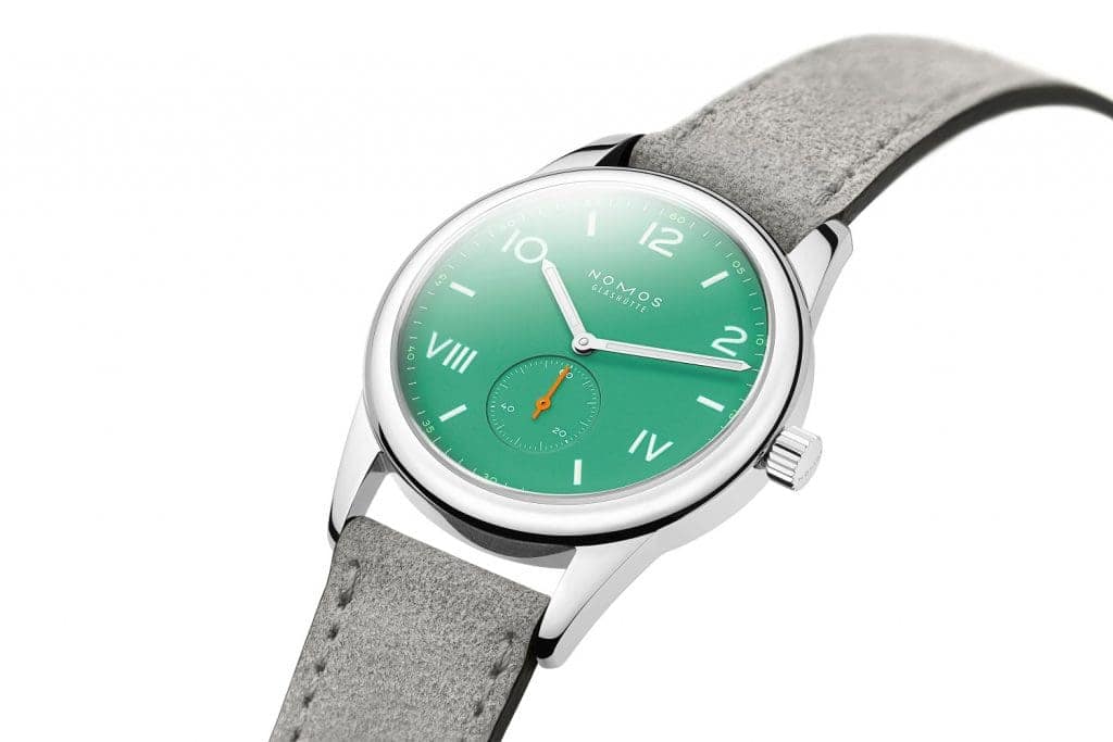 NOMOS Club Campus 38 electric green