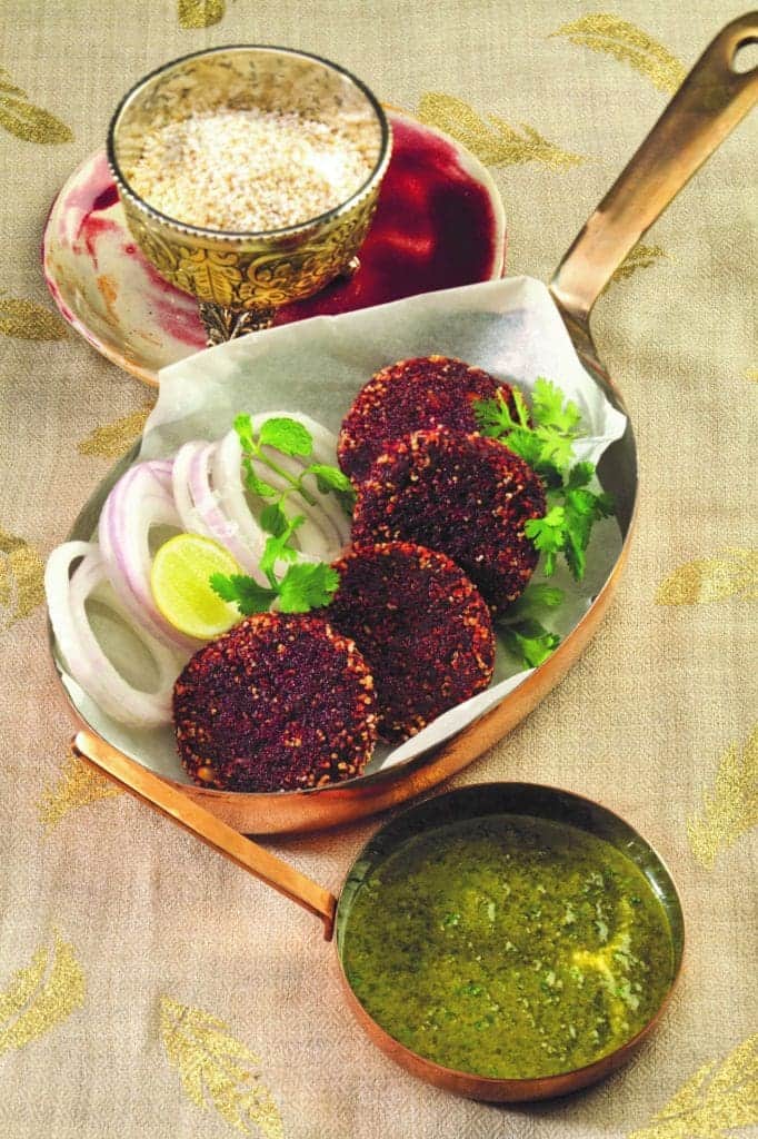 ITC Hotels super food "Millet" recipes now at Marriott Hotels - "UN International Year of Millets" 6 Amaranth (Rajgira) Beetroot Kebab