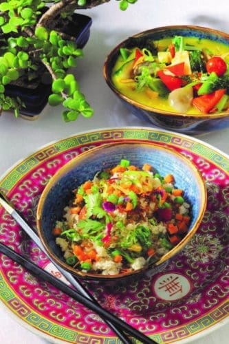 Balinese Curry Bowl with Barnyard Millet (Sanwa)