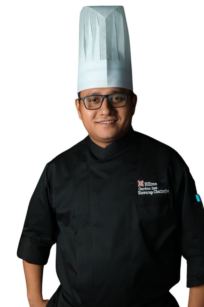 Chef Biswarup Chatterjee, chef ejecutivo, Hilton Garden Inn Nueva Delhi/Saket