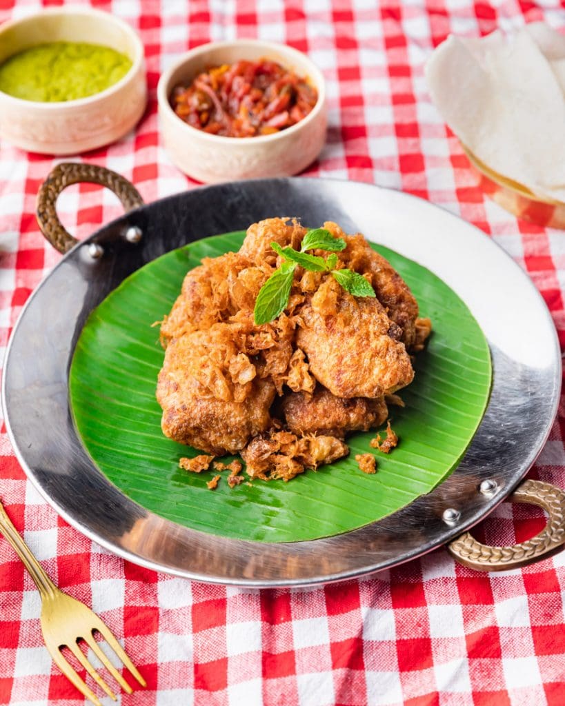 Parsi food: Chicken Farcha  Image courtesy: Sahara Star
