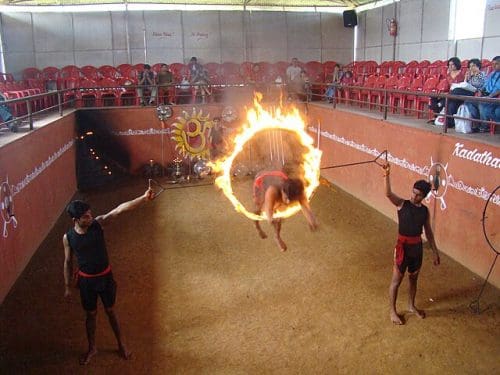 Kalari demonstration Thekkady scaled Kalaripayattu: Kerala's Famous 3,000-Year-Old Ancient Martial Art Legacy