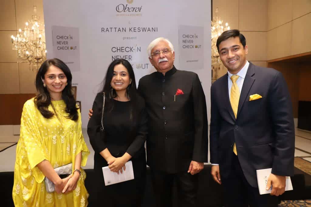 New Book Alert: Rattan Keswani's Check-In, Never Check Out' unveiled at The Oberoi, New Delhi 7 Rattan Keswani with Oberoi and Lemon Tree team