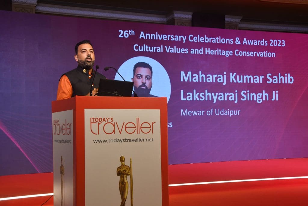 A special address on 'Cultural Values and Heritage Conservation' by Lakshyaraj Singh Mewar, Executive Director, HRH Hotels Pvt Ltd