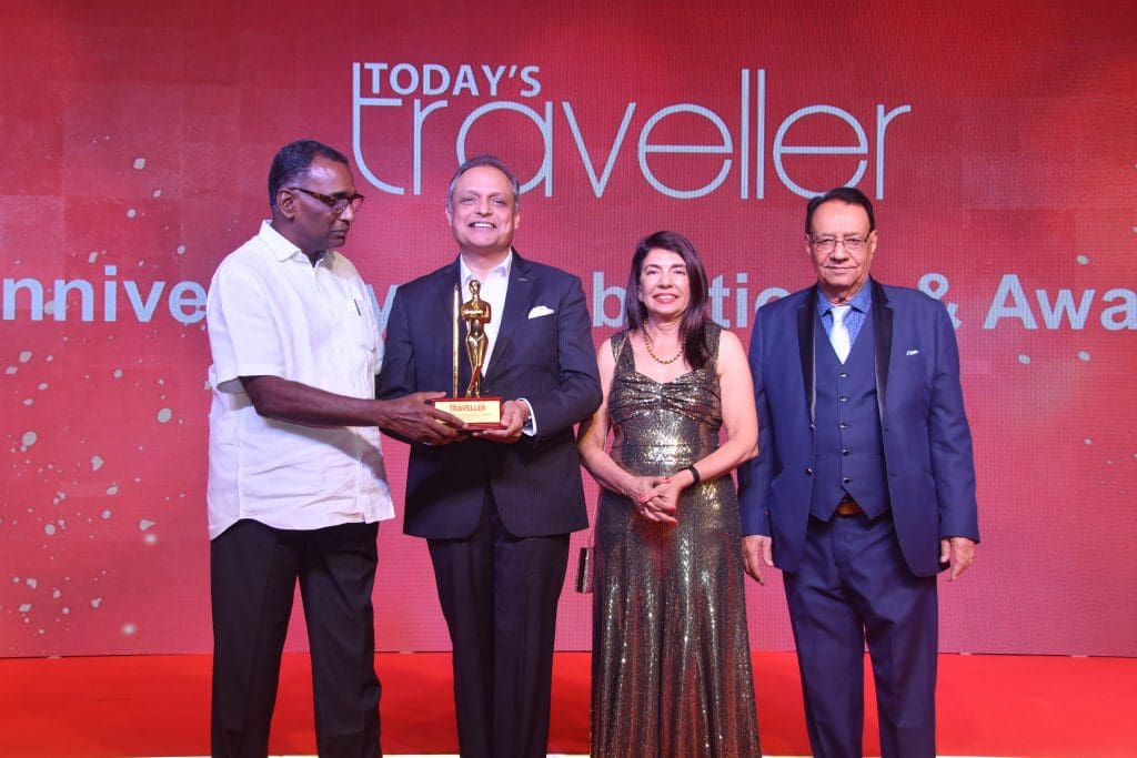 L-R: Justice Jasti Chelameswar, Former Judge, Supreme Court of India; Javed Ali, Senior Regional Director - Operations, South Asia, Radisson Hotel Group; Kamal Gill, Executive Editor and Managing Director, Gill India Group; Kewal Gill, Chairman, Gill India Group