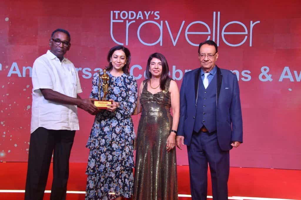 L-R: Justice Jasti Chelameswar, Former Judge, Supreme Court of India; Lubaina Sheerazi, CEO & Co-Founder, BRANDit India; Kamal Gill, Executive Editor and Managing Director, Gill India Group; Kewal Gill, Chairman, Gill India Group;