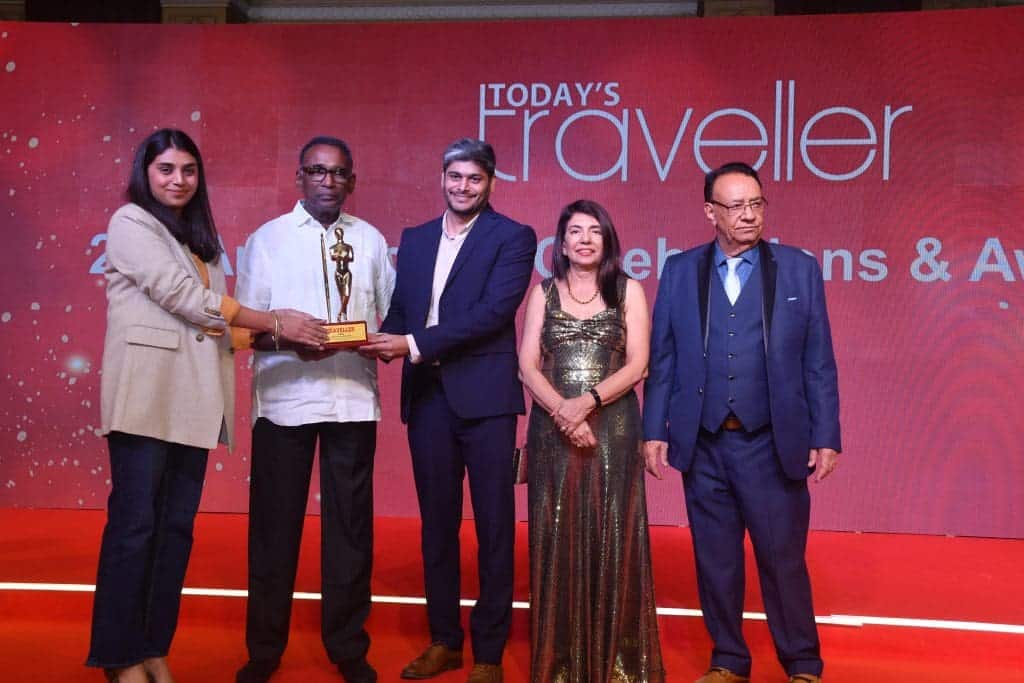 L-R: Ritika Malik, Architect, PLUGD; Justice Jasti Chelameswar, Former Judge, Supreme Court of India; Sourabh Khurana, Architect, PLUGD; Kamal Gill, Executive Editor and Managing Director, Gill India Group; Kewal Gill, Chairman, Gill India Group