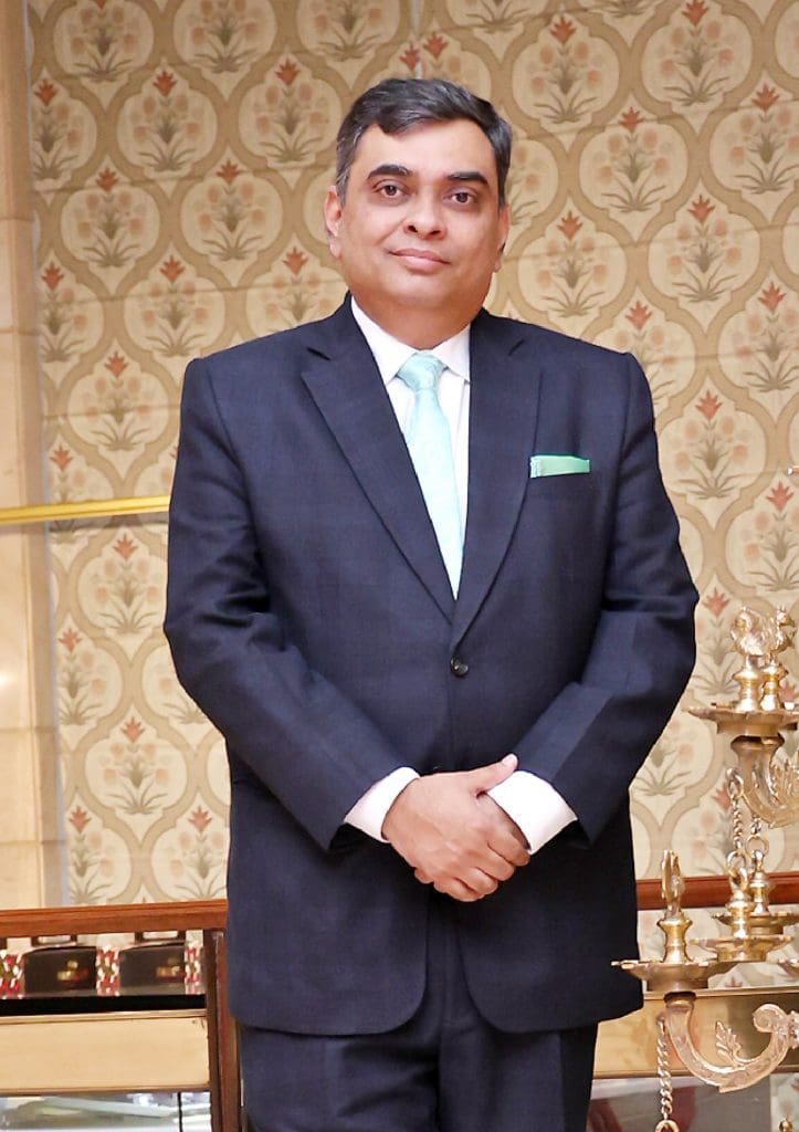 Amaan Kidwai director de área hoteles de lujo ITC Hotels North y director general ITC Maurya Nueva Delhi