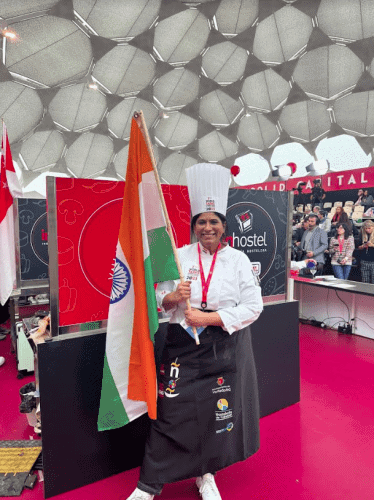 Indian Chef Zareen Shaukat at World Tapas Competition 2023, Spain