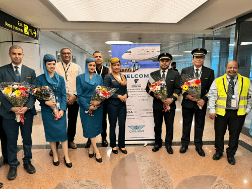 Oman Air se eleva a nuevas alturas como la primera aerolínea extranjera en elegir el Aeropuerto Internacional Manohar Goa asociándose con Çelebi India para servicios de asistencia en tierra de primer nivel