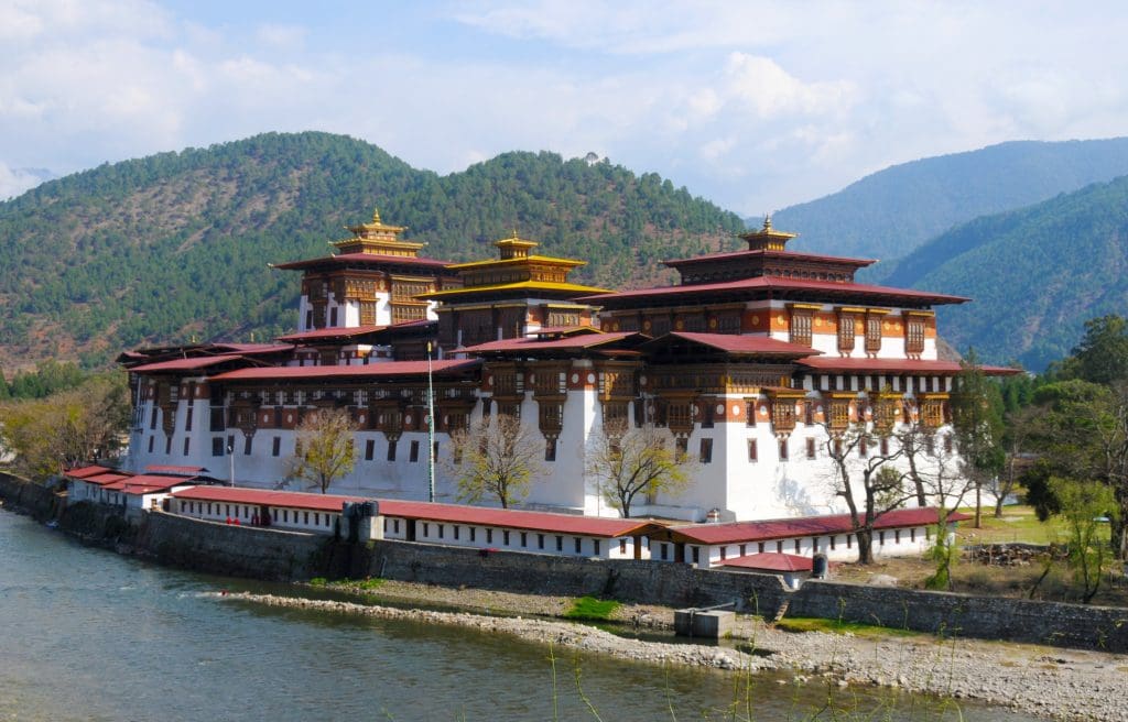 Punakha Bután Destino de turismo del sol