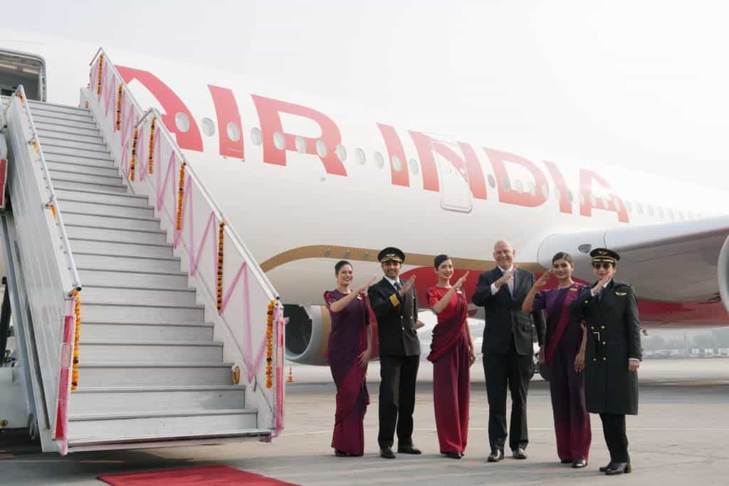 Air India Receives India’s First Airbus A350 Aircraft Sporting New Brand Livery