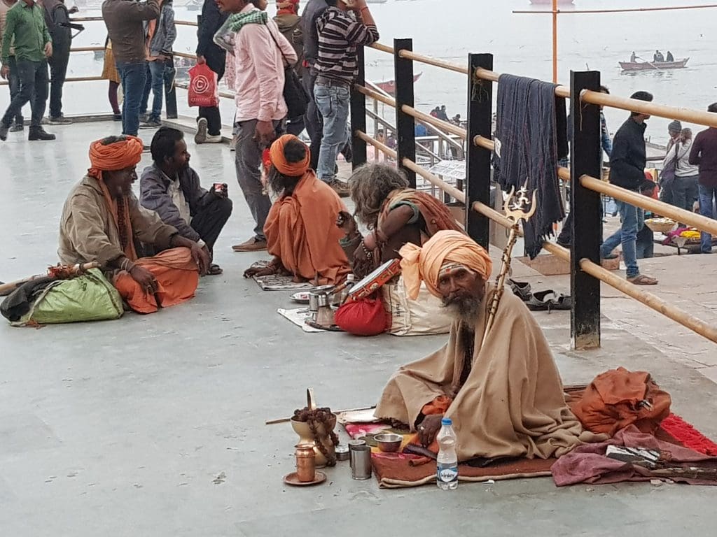 Sadhu at the Ganga Ghat - Sacred Varanasi
