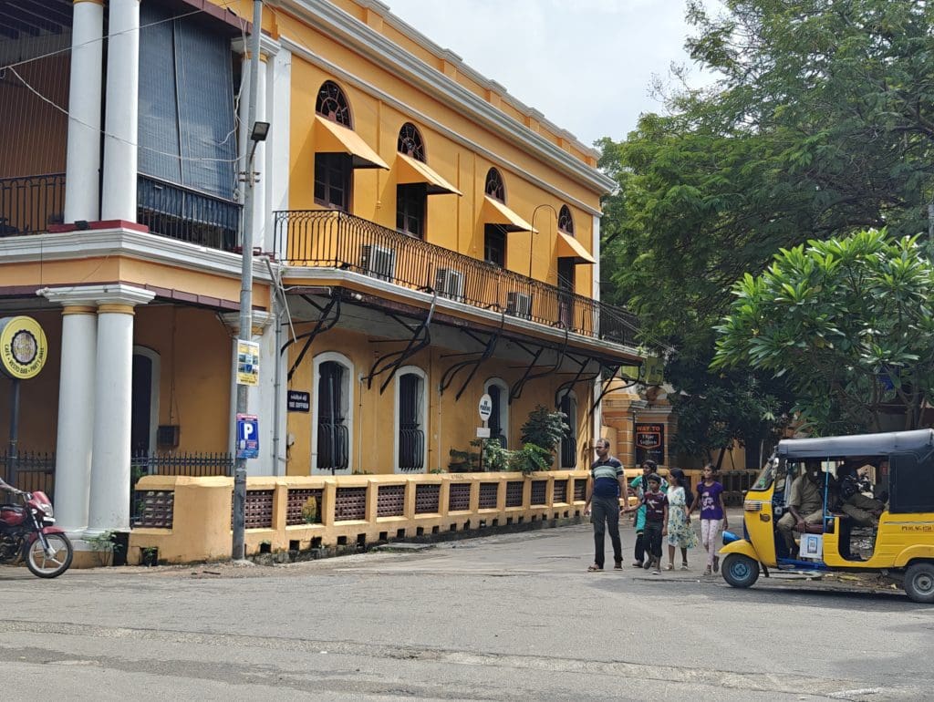 Calles en Pondicherry
