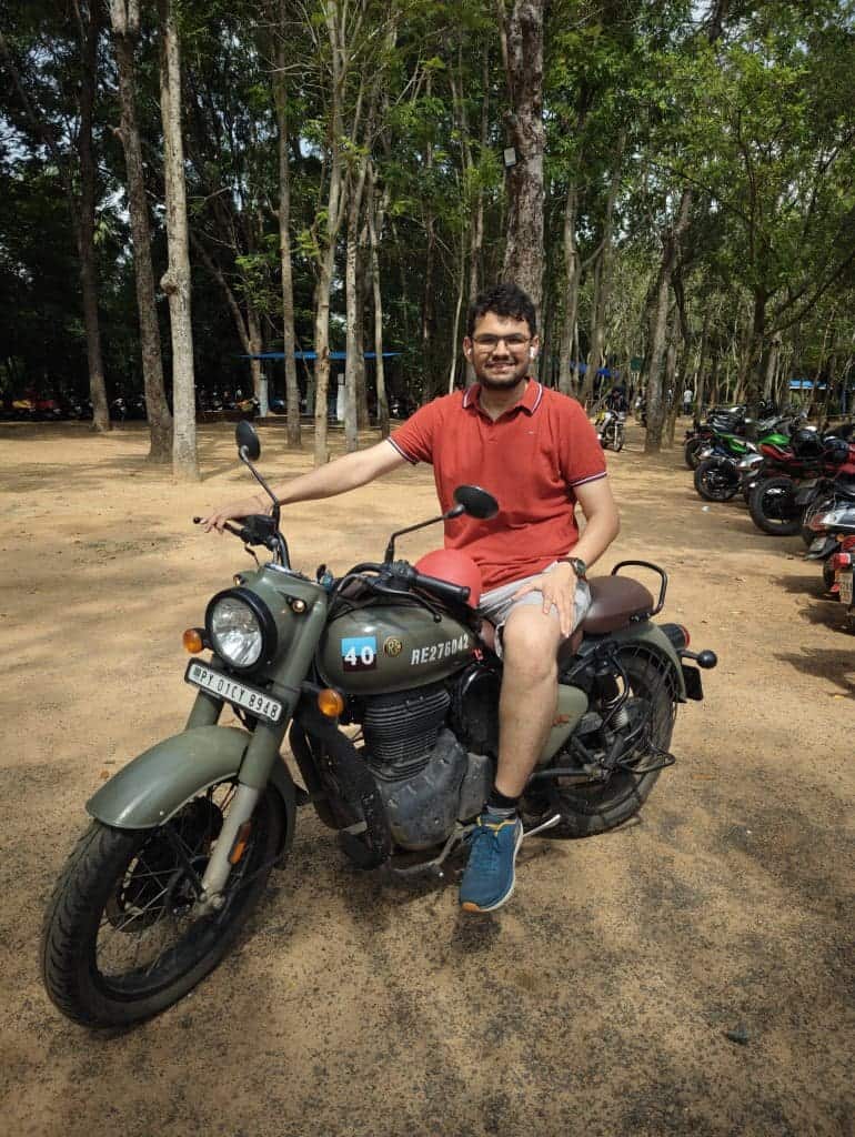 Mantul Bajpai, during Pondicherry trip