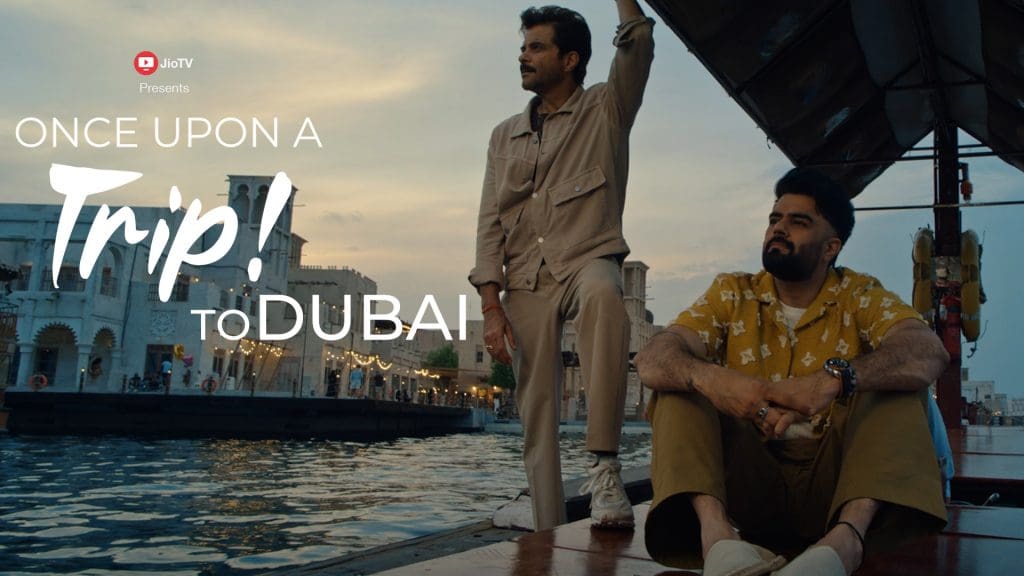 Érase una vez un viaje a Dubai protagonizado por los famosos Anil Kapoor y Maniesh Paul por el Departamento de Economía y Turismo de Dubai en asociación con JioTV