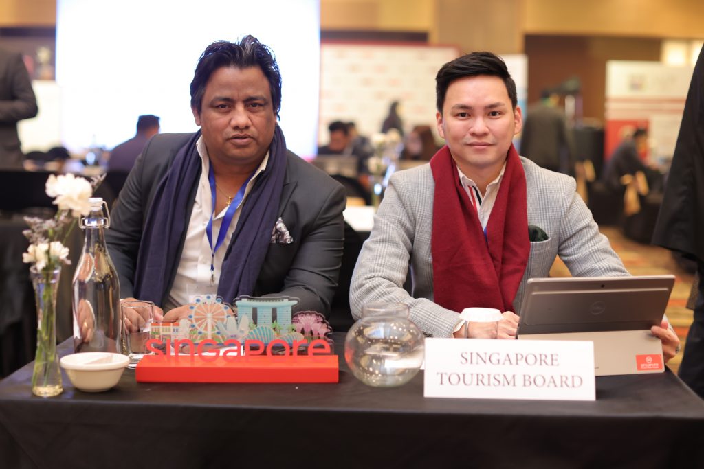 Kean Bon LIM, Area Director - India, South Asia, Africa, with Danzel WalterManager - MICE, Trade Engagement and Partnerships Singapore Tourism Board