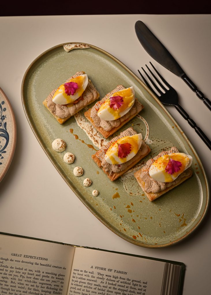 London Style Murgh Bruschetta, (Delectable 4 Winter Special Recipes by The Swinton House)