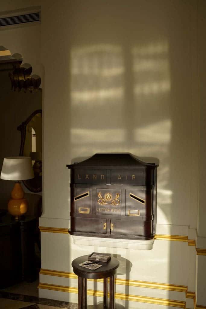 Vintage Letter Box in Lobby