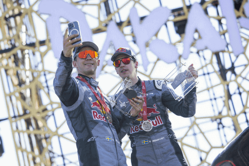Mattias Ekström y Emil Bergkvist