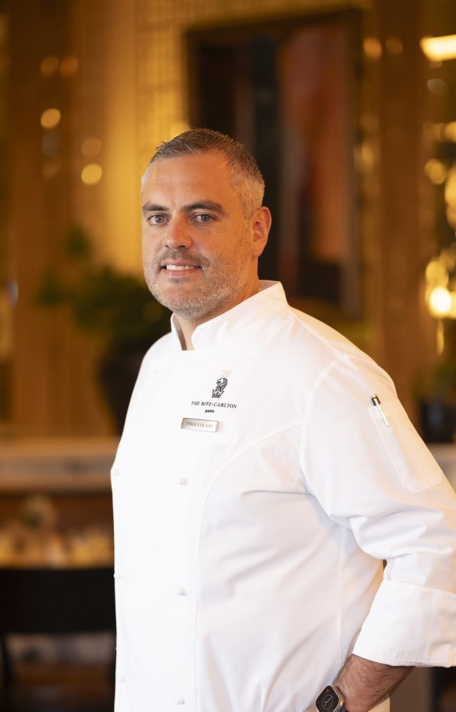 Chef Jorge Colazo chef ejecutivo The Ritz Carlton Bakú