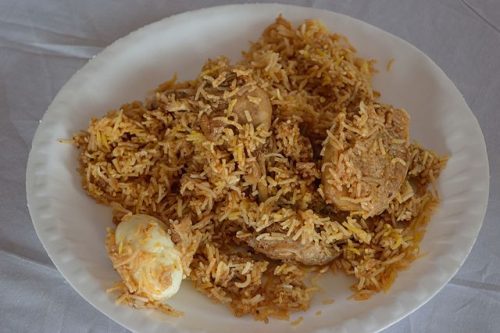 Kolkata Biryani Image courtesy Biswarup Ganguly via Wikipedia Commons