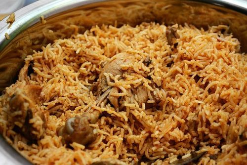 Rawther Biriyani - in the culinary traditions of Tamil Nadu
Image courtesy Rupamdas75 via Wikipedia Commons