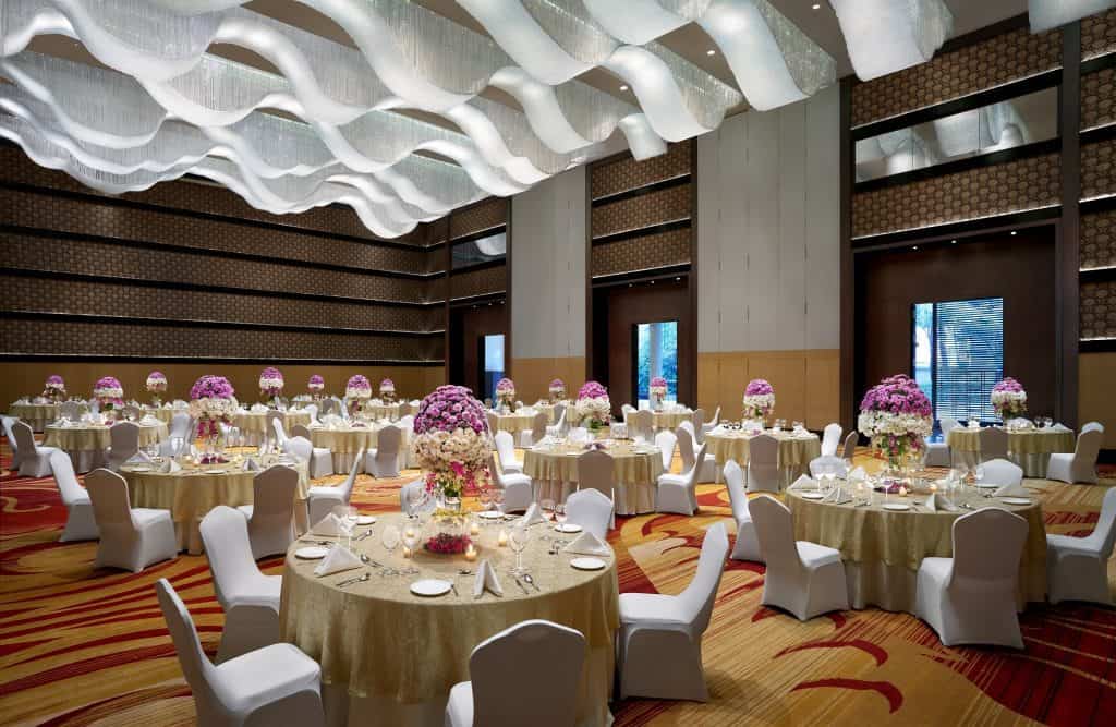 JW Marriott Hotel Bengaluru-Ballroom social setup