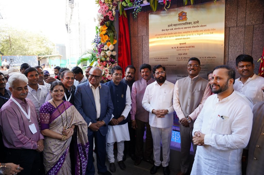 El Ministro Principal Shri Eknath Shinde inaugura el NaMo Grand Central Park más grande de 25 acres un paso hacia un Green Thane